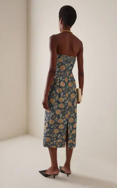 Markarian Cypress Dusk Marigold Ikat Midi Dress | Thumbnail 5 Markarian Cypress Dusk Marigold Ikat Midi Dress | Thumbnail 5