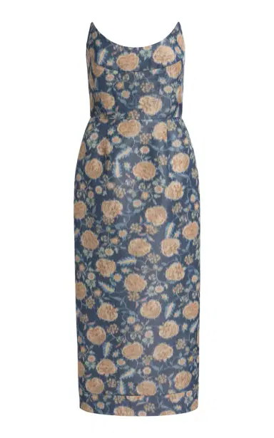 Markarian Cypress Dusk Marigold Ikat Midi Dress | Thumbnail 1 Markarian Cypress Dusk Marigold Ikat Midi Dress | Thumbnail 1