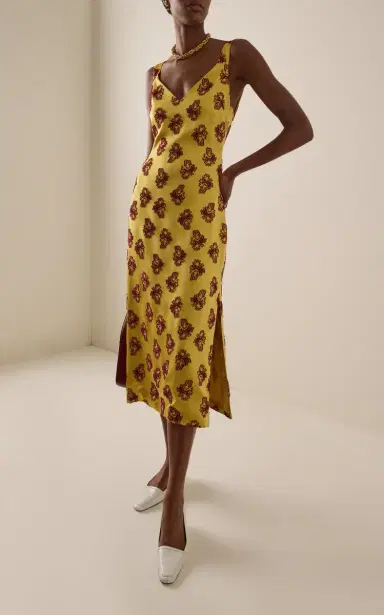 Markarian Dancing Queen Citrine Midi Dress | Thumbnail 3 Markarian Dancing Queen Citrine Midi Dress | Thumbnail 3