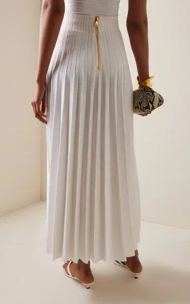 Balmain High-Rise Glittered Compact-Knit Skirt | Thumbnail 5 Balmain High-Rise Glittered Compact-Knit Skirt | Thumbnail 5