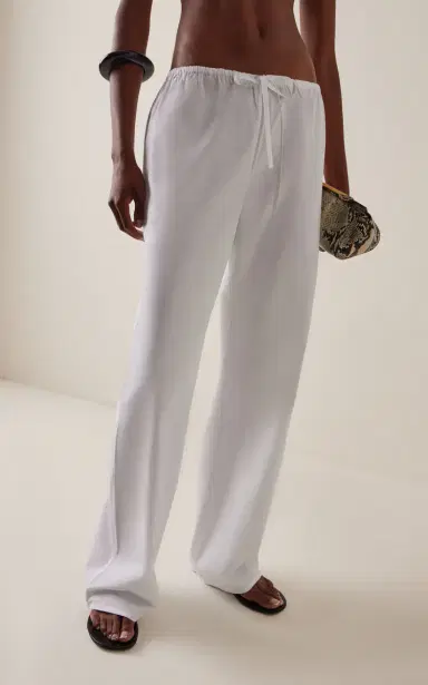 Matteau Drawstring Cotton Wide-Leg Pants | Thumbnail 4 Matteau Drawstring Cotton Wide-Leg Pants | Thumbnail 4
