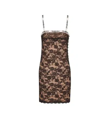 Yves Saint Laurent SAINT LAURENT lace slip dress | Thumbnail 1 Yves Saint Laurent SAINT LAURENT lace slip dress | Thumbnail 1