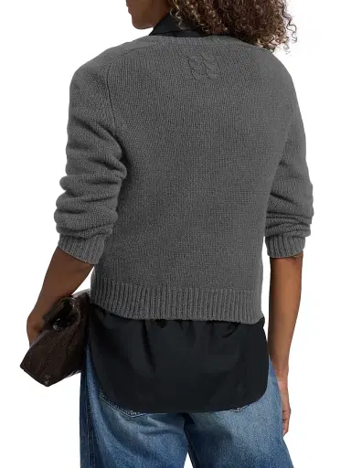 Nili Lotan Women's Vicki Cashmere-Wool Sweater | Thumbnail 5 Nili Lotan Women's Vicki Cashmere-Wool Sweater | Thumbnail 5