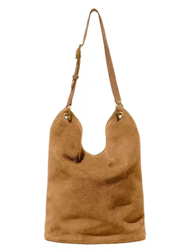 Nili Lotan Women's Cooper Suede Bucket Bag - Whiskey | Thumbnail 1 Nili Lotan Women's Cooper Suede Bucket Bag - Whiskey | Thumbnail 1