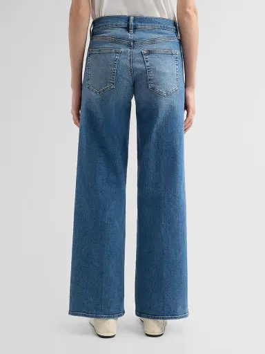 Frame Women's Le Slim Stretch-Denim Low-Rise Wide-Leg Jeans | Thumbnail 3 Frame Women's Le Slim Stretch-Denim Low-Rise Wide-Leg Jeans | Thumbnail 3
