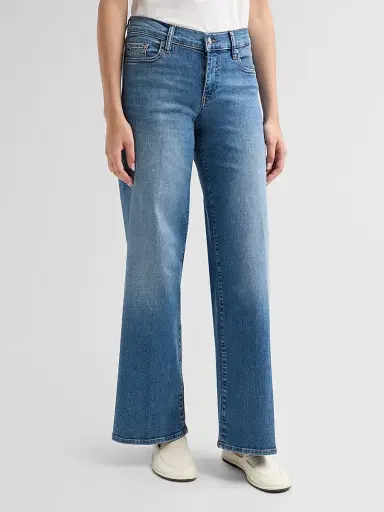 Frame Women's Le Slim Stretch-Denim Low-Rise Wide-Leg Jeans | Thumbnail 4 Frame Women's Le Slim Stretch-Denim Low-Rise Wide-Leg Jeans | Thumbnail 4