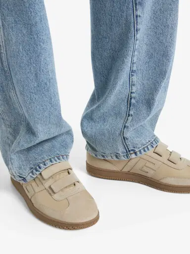 Balmain Swan sneakers in smooth leather and suede | Thumbnail 2 Balmain Swan sneakers in smooth leather and suede | Thumbnail 2
