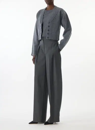 Jason Wu Collection SCULPTURAL MERINO WOOL CARDIGAN | Thumbnail 3 Jason Wu Collection SCULPTURAL MERINO WOOL CARDIGAN | Thumbnail 3
