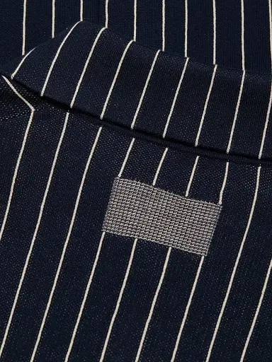 Guest In Residence Women's Pinstriped Cotton-Silk Work Shirt - Navy Butter - Size XL | Thumbnail 7 Guest In Residence Women's Pinstriped Cotton-Silk Work Shirt - Navy Butter - Size XL | Thumbnail 7