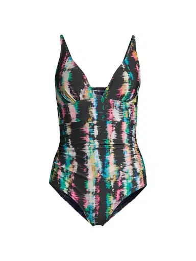 Change of Scenery Women's Niki V-Neck One-Piece Swimsuit - Bimini Sky | Thumbnail 1 Change of Scenery Women's Niki V-Neck One-Piece Swimsuit - Bimini Sky | Thumbnail 1