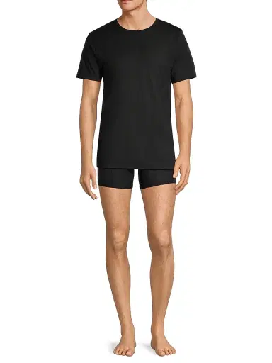CDLP Men's Midweight 3-Piece Cotton-Blend T-Shirt Set - Black - Size Small | Thumbnail 2 CDLP Men's Midweight 3-Piece Cotton-Blend T-Shirt Set - Black - Size Small | Thumbnail 2