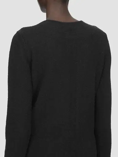 Rick Owens Women's Tommy V-Neck Alpaca-Blend Sweater - Black | Thumbnail 5 Rick Owens Women's Tommy V-Neck Alpaca-Blend Sweater - Black | Thumbnail 5