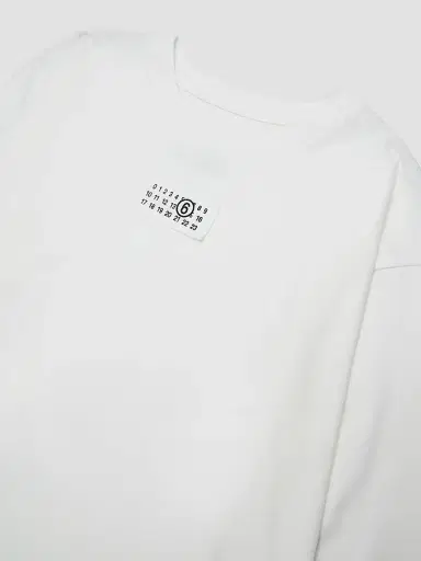 MM6 MAISON MARGIELA Little Kid's & Kid's Number Long-Sleeve T-Shirt - Natural White - Size 8 | Thumbnail 3 MM6 MAISON MARGIELA Little Kid's & Kid's Number Long-Sleeve T-Shirt - Natural White - Size 8 | Thumbnail 3