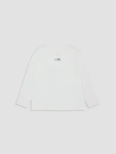 MM6 MAISON MARGIELA Little Kid's & Kid's Number Long-Sleeve T-Shirt - Natural White - Size 8 | Thumbnail 1 MM6 MAISON MARGIELA Little Kid's & Kid's Number Long-Sleeve T-Shirt - Natural White - Size 8 | Thumbnail 1