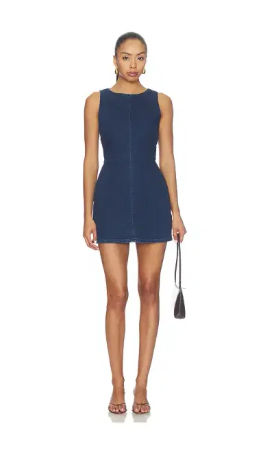 Madewell Denim Boatneck Skort Romper | Thumbnail 1 Madewell Denim Boatneck Skort Romper | Thumbnail 1