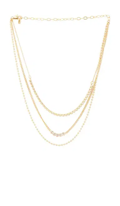 Ettika Crystal Layers Necklace | Thumbnail 1 Ettika Crystal Layers Necklace | Thumbnail 1