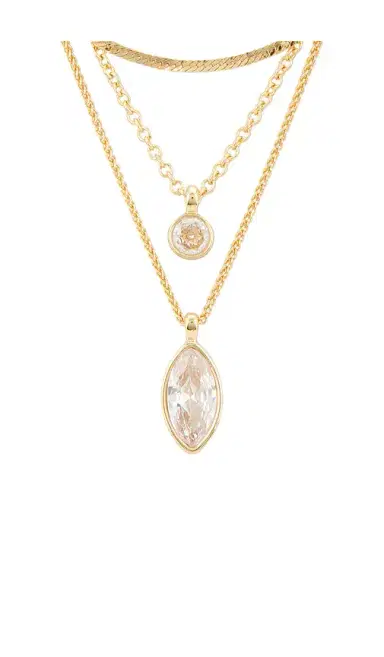 Ettika Classic Multi Stone Pendant | Thumbnail 2 Ettika Classic Multi Stone Pendant | Thumbnail 2