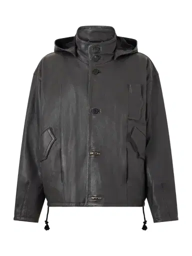 Enfants Riches Déprimés Malcom Leather Hooded Jacket - Men | Thumbnail 1 Enfants Riches Déprimés Malcom Leather Hooded Jacket - Men | Thumbnail 1