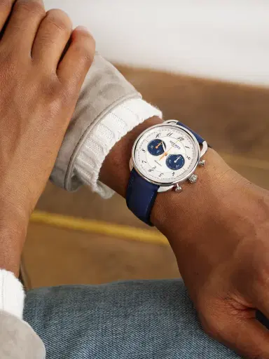 Hermès Timepieces Arceau Chronographe Automatic Stainless Steel Watch, Ref. 403964WW00 - Men | Thumbnail 2 Hermès Timepieces Arceau Chronographe Automatic Stainless Steel Watch, Ref. 403964WW00 - Men | Thumbnail 2