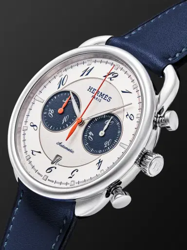 Hermès Timepieces Arceau Chronographe Automatic Stainless Steel Watch, Ref. 403964WW00 - Men | Thumbnail 3 Hermès Timepieces Arceau Chronographe Automatic Stainless Steel Watch, Ref. 403964WW00 - Men | Thumbnail 3
