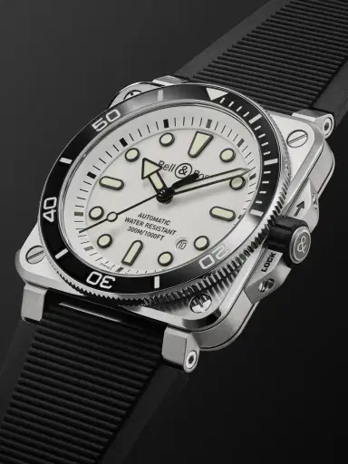 Bell & Ross BR-03 Diver Automatic Stainless Steel Watch, Ref. BR03A-D-WH-ST/SRB - Men | Thumbnail 3 Bell & Ross BR-03 Diver Automatic Stainless Steel Watch, Ref. BR03A-D-WH-ST/SRB - Men | Thumbnail 3
