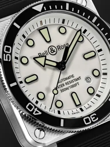 Bell & Ross BR-03 Diver Automatic Stainless Steel Watch, Ref. BR03A-D-WH-ST/SRB - Men | Thumbnail 5 Bell & Ross BR-03 Diver Automatic Stainless Steel Watch, Ref. BR03A-D-WH-ST/SRB - Men | Thumbnail 5