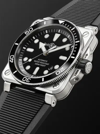 Bell & Ross BR-03 Diver Automatic Stainless Steel Watch, Ref. BR03A-D-BL-ST/SRB - Men | Thumbnail 3 Bell & Ross BR-03 Diver Automatic Stainless Steel Watch, Ref. BR03A-D-BL-ST/SRB - Men | Thumbnail 3