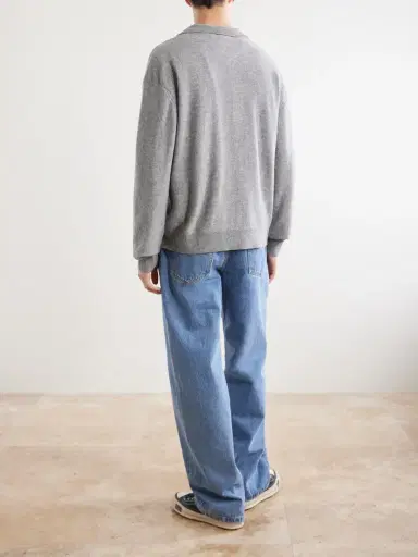 Frame Wool Polo Sweater - Men | Thumbnail 4 Frame Wool Polo Sweater - Men | Thumbnail 4