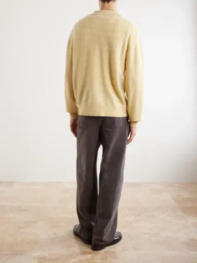 Frame Wool Polo Sweater - Men | Thumbnail 4 Frame Wool Polo Sweater - Men | Thumbnail 4