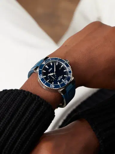 ORIS Aquis Small Second Date Automatic Stainless Steel Watch, Ref. 01 743 7733 4155-07 4 24 69EB - Men | Thumbnail 2 ORIS Aquis Small Second Date Automatic Stainless Steel Watch, Ref. 01 743 7733 4155-07 4 24 69EB - Men | Thumbnail 2