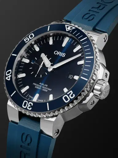 ORIS Aquis Small Second Date Automatic Stainless Steel Watch, Ref. 01 743 7733 4155-07 4 24 69EB - Men | Thumbnail 3 ORIS Aquis Small Second Date Automatic Stainless Steel Watch, Ref. 01 743 7733 4155-07 4 24 69EB - Men | Thumbnail 3