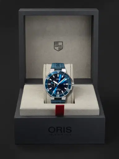 ORIS Aquis Small Second Date Automatic Stainless Steel Watch, Ref. 01 743 7733 4155-07 4 24 69EB - Men | Thumbnail 5 ORIS Aquis Small Second Date Automatic Stainless Steel Watch, Ref. 01 743 7733 4155-07 4 24 69EB - Men | Thumbnail 5