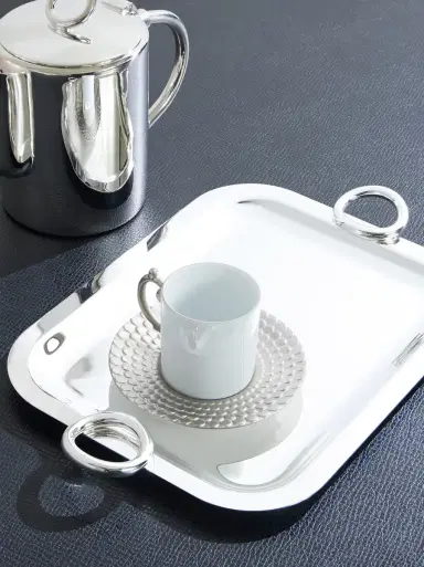Christofle Vertigo Silver-Plated Tray - Men | Thumbnail 2 Christofle Vertigo Silver-Plated Tray - Men | Thumbnail 2