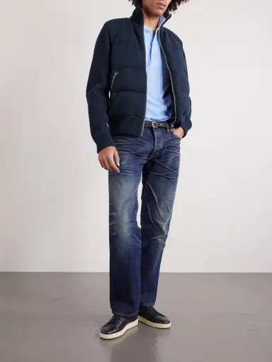 Tom Ford Slim-Fit Quilted Wool Down Jacket - Men | Thumbnail 2 Tom Ford Slim-Fit Quilted Wool Down Jacket - Men | Thumbnail 2