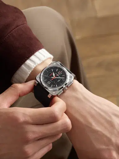 Bell & Ross BR 03 Automatic Chronograph Stainless Steel Watch, Ref. BR0394-BLC-ST/SCA - Men | Thumbnail 2 Bell & Ross BR 03 Automatic Chronograph Stainless Steel Watch, Ref. BR0394-BLC-ST/SCA - Men | Thumbnail 2