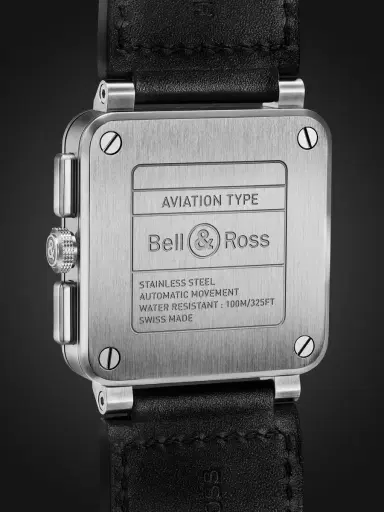 Bell & Ross BR 03 Automatic Chronograph Stainless Steel Watch, Ref. BR0394-BLC-ST/SCA - Men | Thumbnail 4 Bell & Ross BR 03 Automatic Chronograph Stainless Steel Watch, Ref. BR0394-BLC-ST/SCA - Men | Thumbnail 4