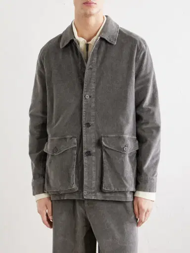 OFFICINE GÉNÉRALE Suny Stretch-Cotton Corduroy Jacket - Men | Thumbnail 3 OFFICINE GÉNÉRALE Suny Stretch-Cotton Corduroy Jacket - Men | Thumbnail 3
