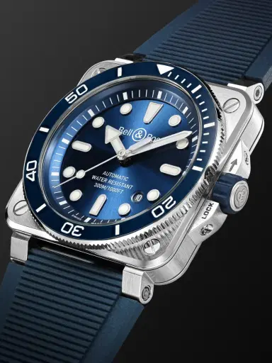 Bell & Ross BR-03 Diver Automatic Stainless Steel Watch, Ref. BR03A-D-BLU-ST/SRB - Men | Thumbnail 3 Bell & Ross BR-03 Diver Automatic Stainless Steel Watch, Ref. BR03A-D-BLU-ST/SRB - Men | Thumbnail 3