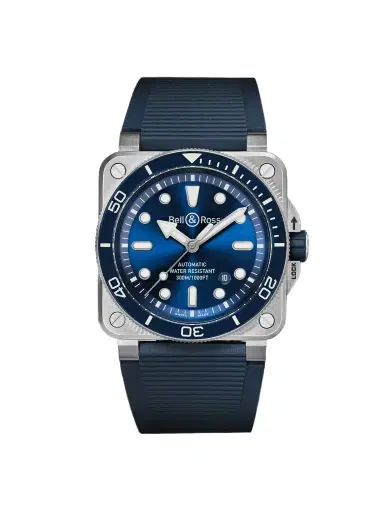 Bell & Ross BR-03 Diver Automatic Stainless Steel Watch, Ref. BR03A-D-BLU-ST/SRB - Men | Thumbnail 1 Bell & Ross BR-03 Diver Automatic Stainless Steel Watch, Ref. BR03A-D-BLU-ST/SRB - Men | Thumbnail 1