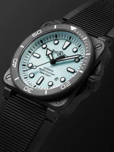 Bell & Ross BR-03 Diver Full Lum Automatic Ceramic Watch, Ref. BR03A-D-LM-CE/SRB - Men | Thumbnail 3 Bell & Ross BR-03 Diver Full Lum Automatic Ceramic Watch, Ref. BR03A-D-LM-CE/SRB - Men | Thumbnail 3