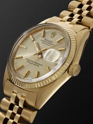 Keeper Vintage Pre-Owned 1960s Rolex Oyster Perpetual Datejust Automatic 36mm 18-Karat Gold Watch, Ref. No. 1601 - Men | Thumbnail 3 Keeper Vintage Pre-Owned 1960s Rolex Oyster Perpetual Datejust Automatic 36mm 18-Karat Gold Watch, Ref. No. 1601 - Men | Thumbnail 3