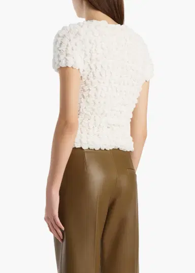 Khaite Polly Top In Chalk | Thumbnail 4 Khaite Polly Top In Chalk | Thumbnail 4