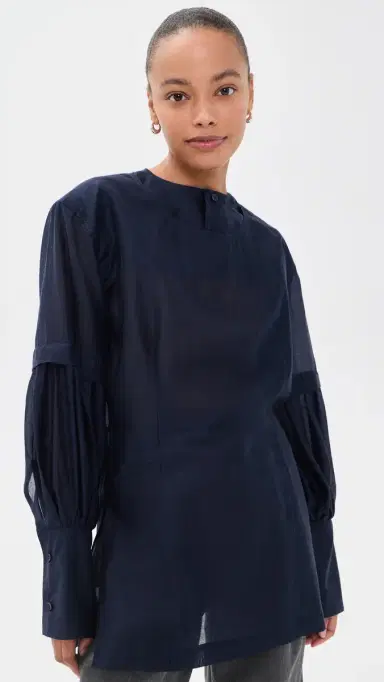 The Latest Erin uslin Blouse Night Blue | Thumbnail 2 The Latest Erin uslin Blouse Night Blue | Thumbnail 2