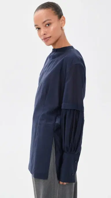 The Latest Erin uslin Blouse Night Blue | Thumbnail 4 The Latest Erin uslin Blouse Night Blue | Thumbnail 4