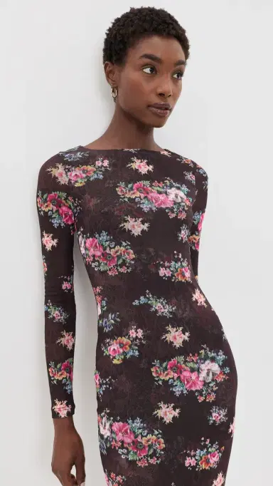 AFRM Phyll Dress Java nake Floral | Thumbnail 5 AFRM Phyll Dress Java nake Floral | Thumbnail 5