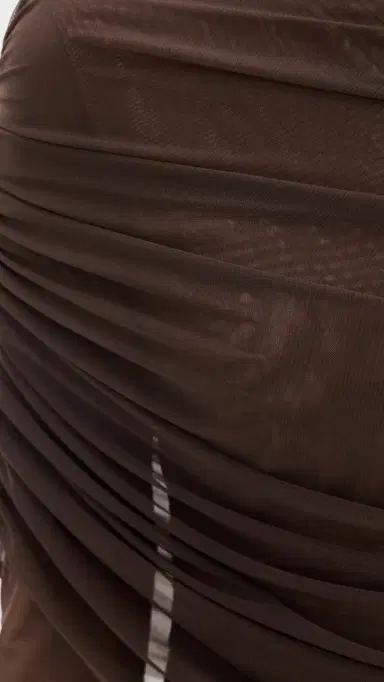 Line & Dot arceline Asymmetrical Top Brown | Thumbnail 6 Line & Dot arceline Asymmetrical Top Brown | Thumbnail 6