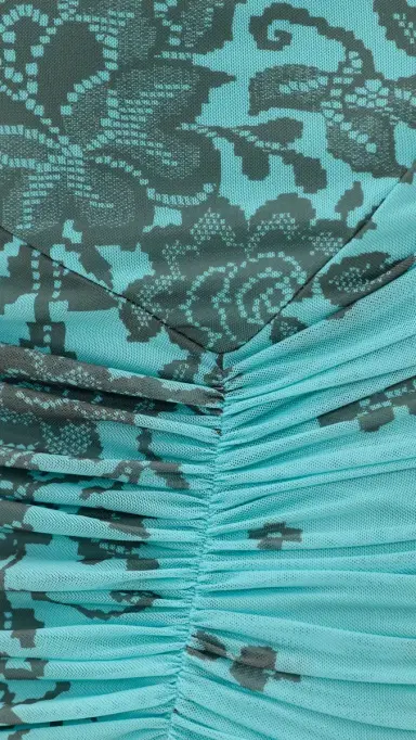 AFRM irza Mini Dress Turquoise Crochet | Thumbnail 6 AFRM irza Mini Dress Turquoise Crochet | Thumbnail 6