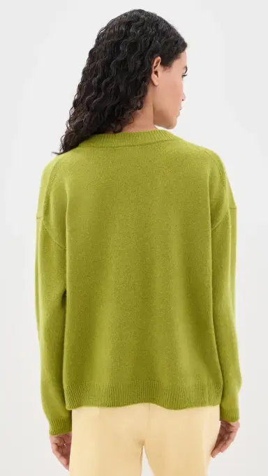 Staud Serrano Cashmere Relaxed Crew Pullover | Thumbnail 3 Staud Serrano Cashmere Relaxed Crew Pullover | Thumbnail 3