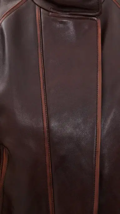 Helmut Lang Leather Saddle Jacket Saddle | Thumbnail 6 Helmut Lang Leather Saddle Jacket Saddle | Thumbnail 6