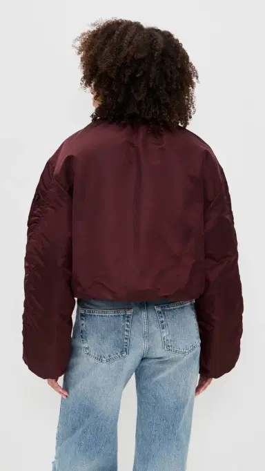 Alpha Industries a-1 Knit Rib Flight Jacket Cedar Red | Thumbnail 3 Alpha Industries a-1 Knit Rib Flight Jacket Cedar Red | Thumbnail 3
